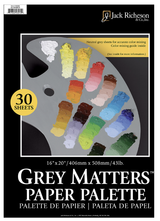 Jack Richeson &amp; Co Grey Matters Pad 16x20&quot;