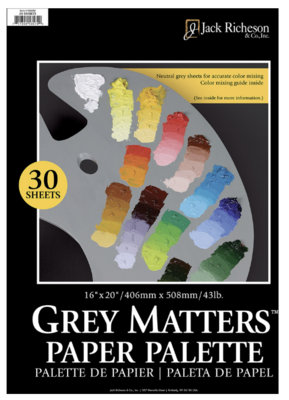 Jack Richeson & Co Grey Matters Pad 16x20"