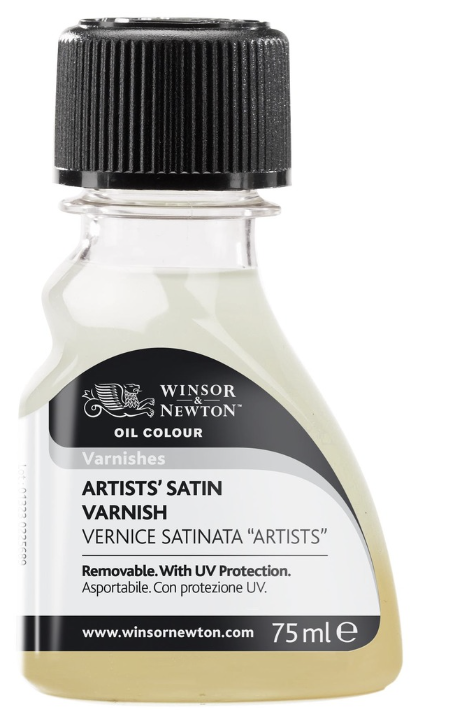 Windsor &amp; Newton Satin Varnish Vernis Satine Artists 75ml