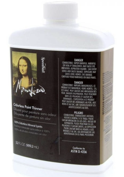 Speedball Mona Lisa Odorless Thinner 32oz
