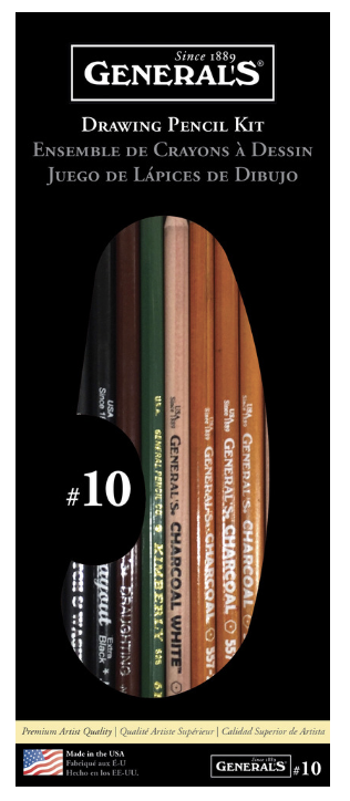 Generals Drawing Pencil Kit #10