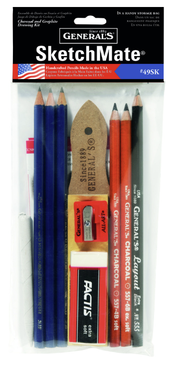 Generals SketchMate Charcoal and Graphite Set