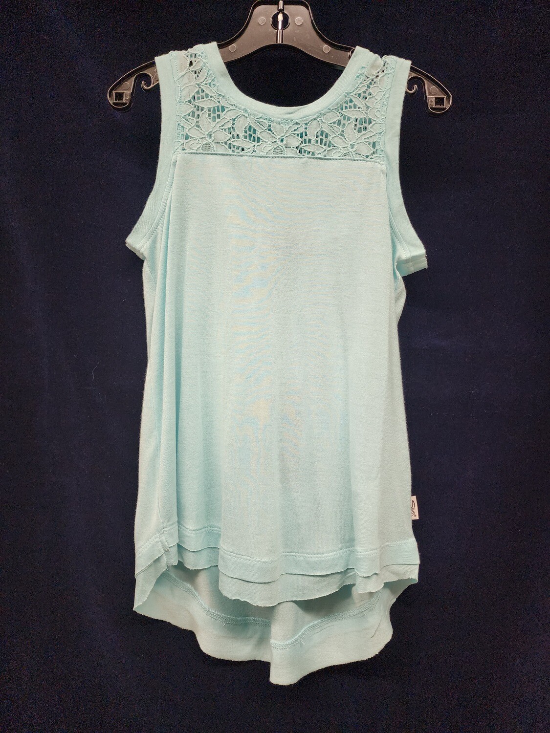 Silver Jeans Co Lace Tank Mint Youth S