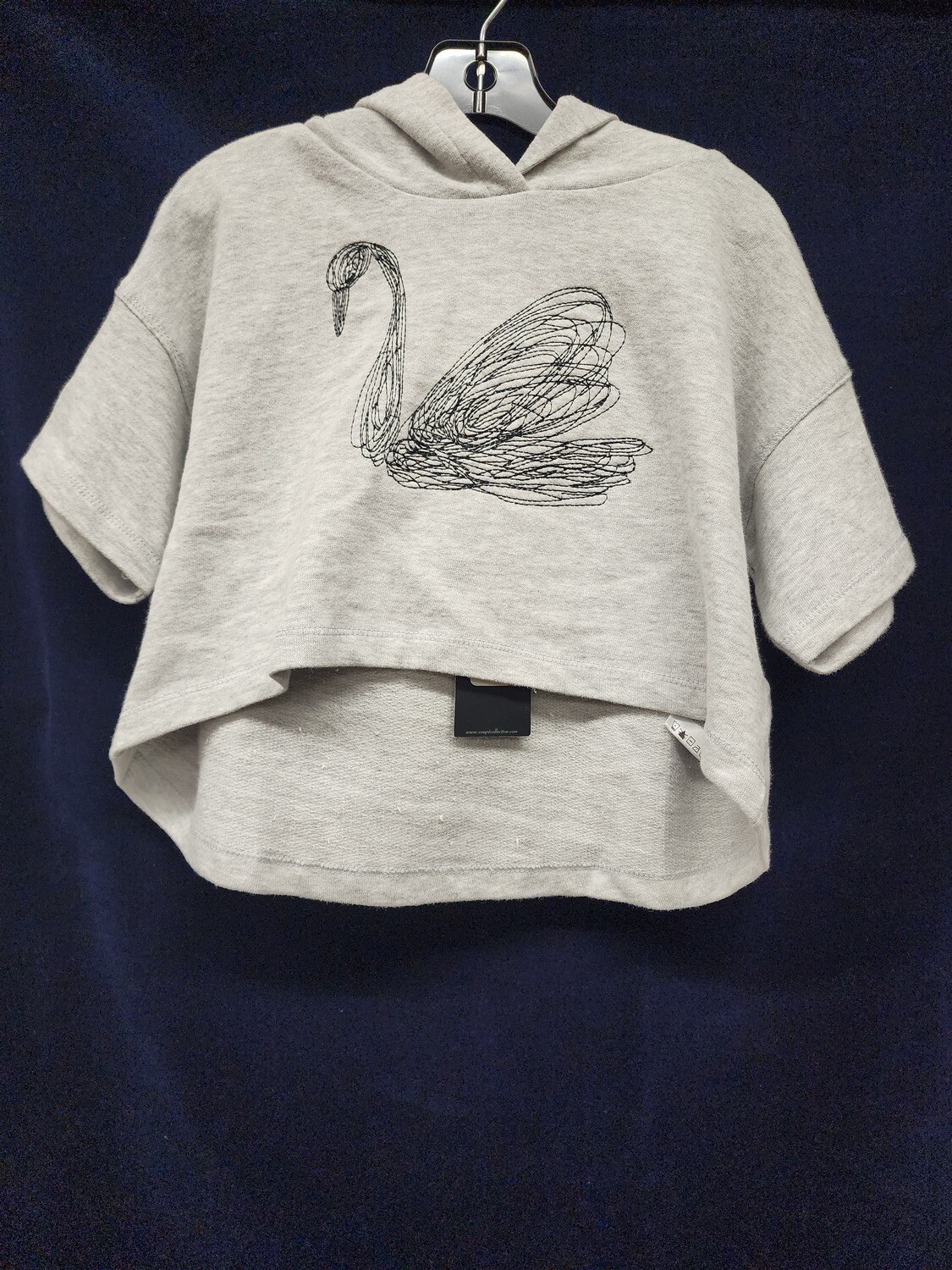 Coupe Collection Swan Crop Hoodie Kids 5