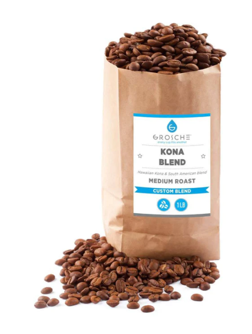 Grosche Coffee Beans - Kona Blend Medium Roast