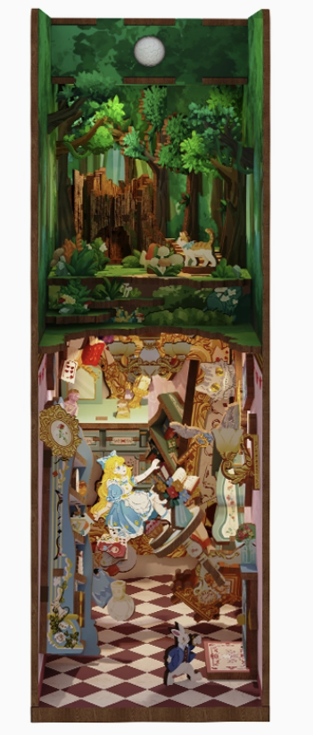DIY BookNook - Alice&#39;s Adventure