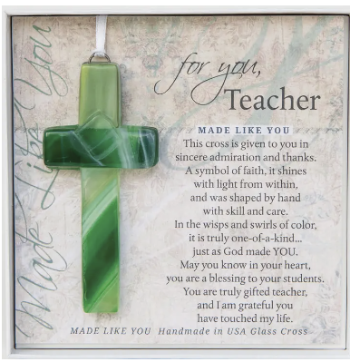Glass Cross - Teacher