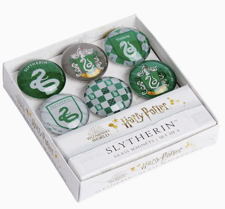 Glass Magnets - Slytherin