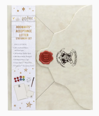 Hogwarts Acceptance Letter Stationery Set