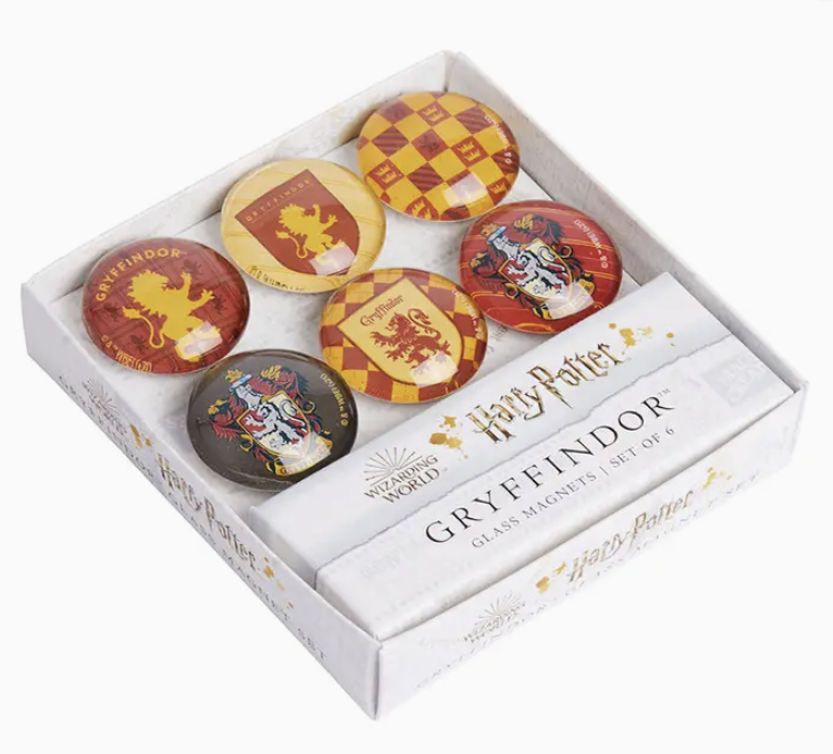 Glass Magnets - Gryffindor