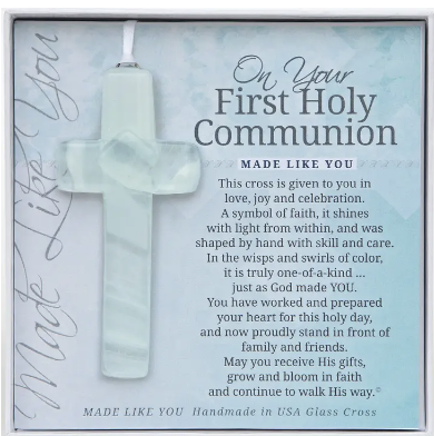 Glass Cross - 1st Holy Communion