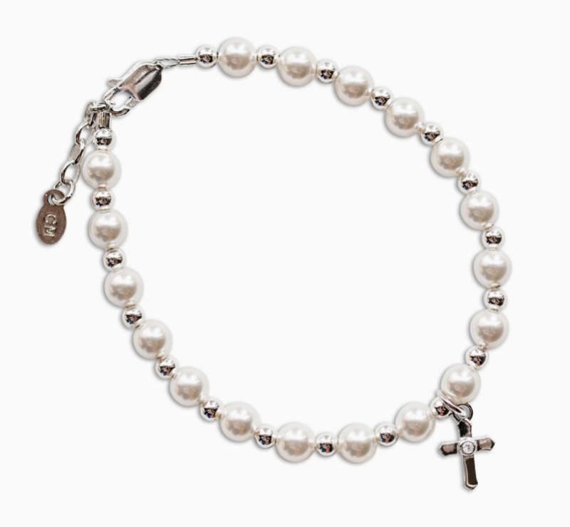 Cherished Moments - Communion Cross Bracelet 6-12 yr