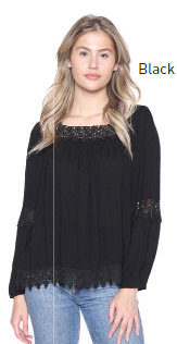 EN/KAY Peasant Blouse