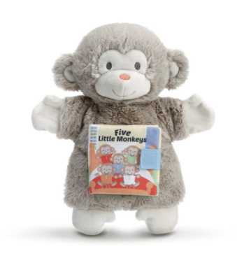 Puppet Book - Five Monkeys