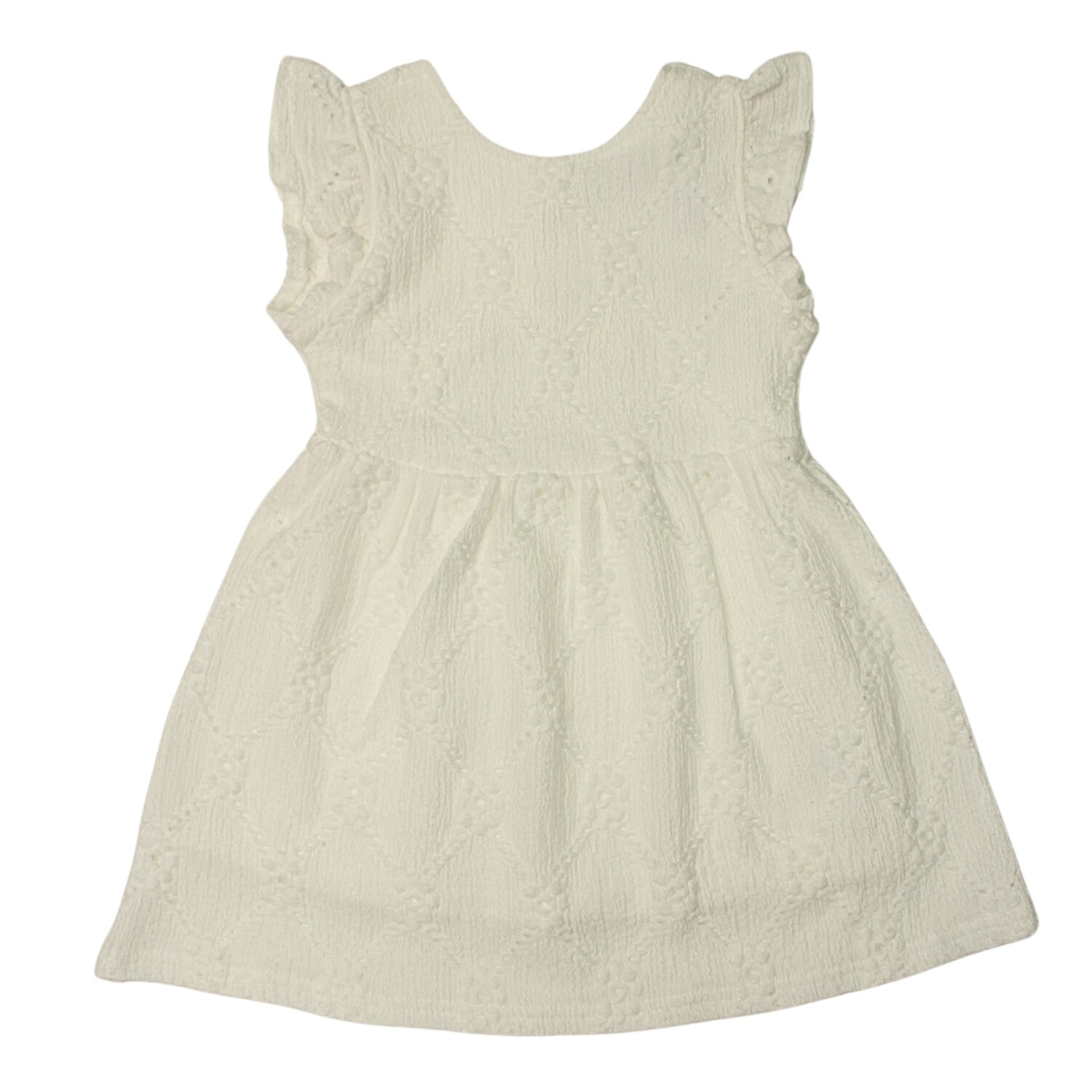 Button Back Eyelet Dress