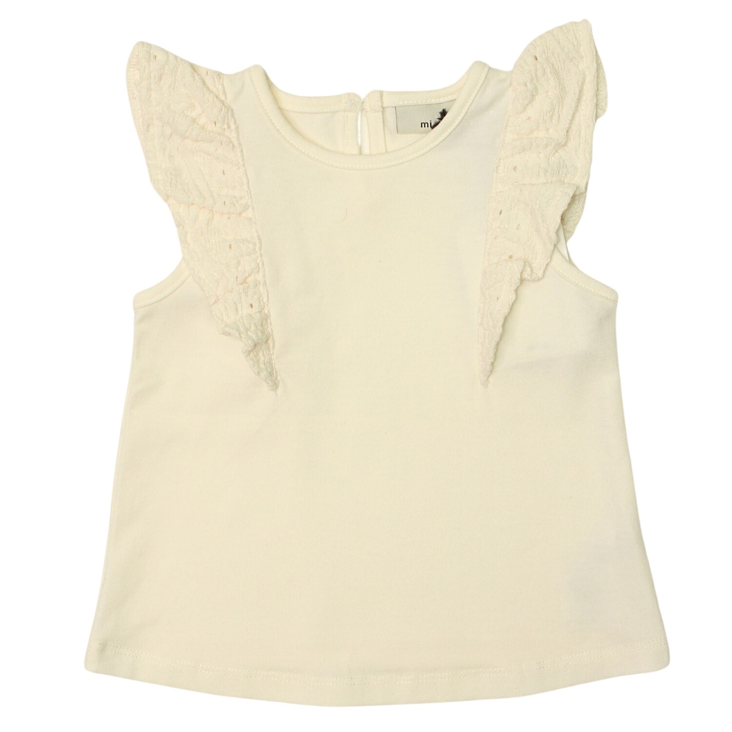 Eyelet Ruffle Tank