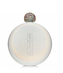 Brumate Flask Glitter White