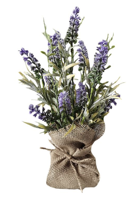Lavender in Burlap