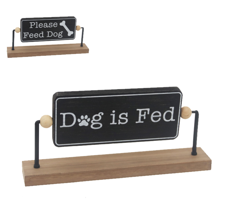 Dog Fed Sign
