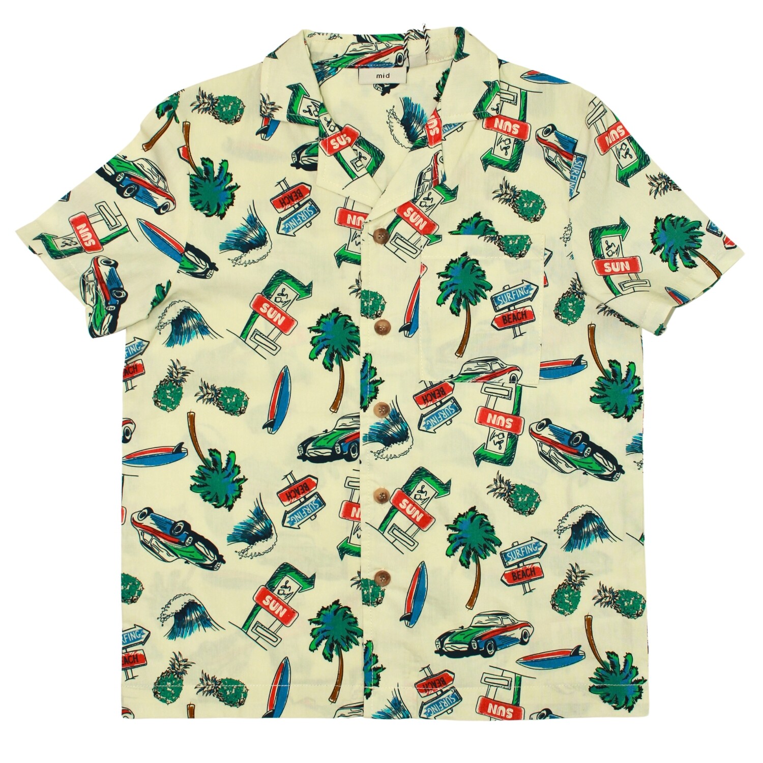 Button Up Beach Shirt