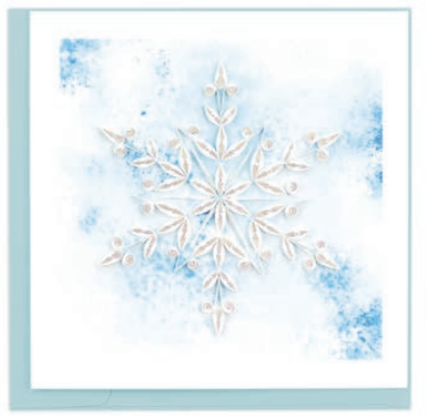 Quilled Card - Snowflake