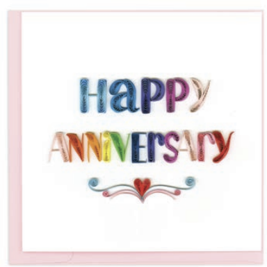 Quilling Card - Happy Anniversary