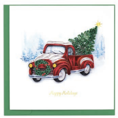 Quilling Card - Christmas Truck