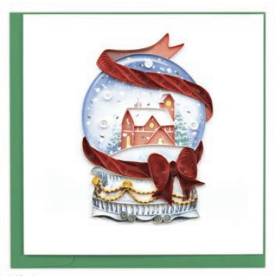 Quilling Card - Snow Globe