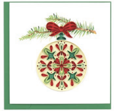Quilled Card - Traditional Ornament