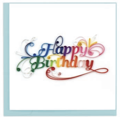 Quilling Card - Happy Birthday