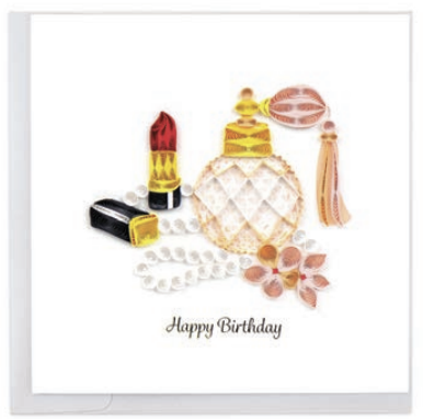 Quilling Card - Birthday Glam