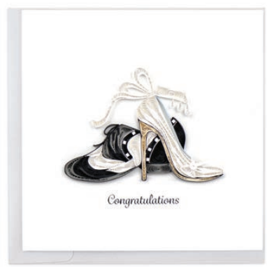 Quilling Card - First Dance