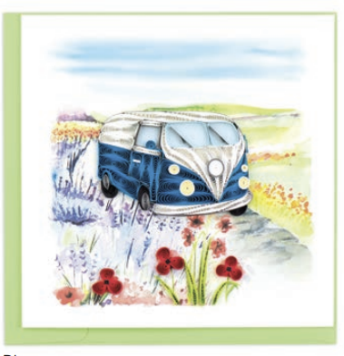 Quilling Card - Road Trip