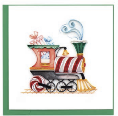 Quilled Card - Christmas Train