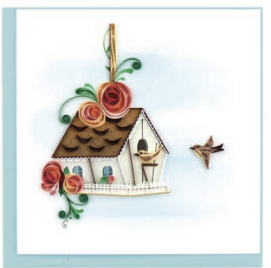 Quilling Card - Birdhouse