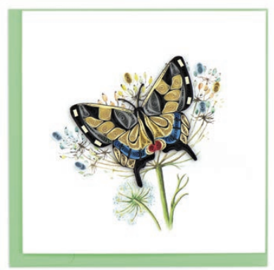 Quilling Card - Swallowtail Butterfly