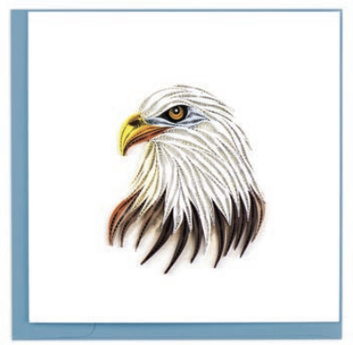 Quilling Card - Bald Eagle