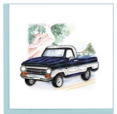Quilling Card - Pickup Truck