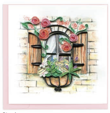 Quilling Card - Herb Garden