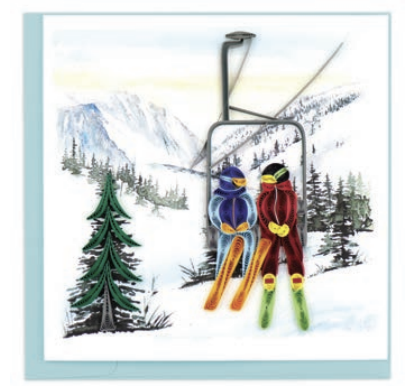 Quilling Card - Ski Lift