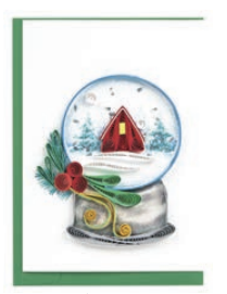 Quilling Card - Gift Encl - Snow Globe