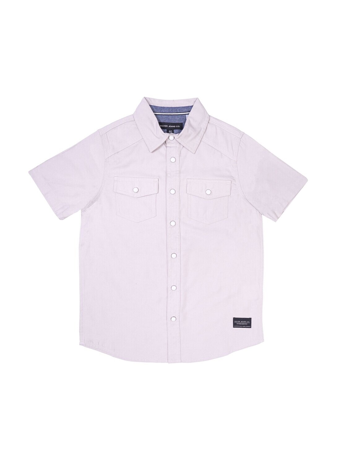 Silver Snap Button Shirt