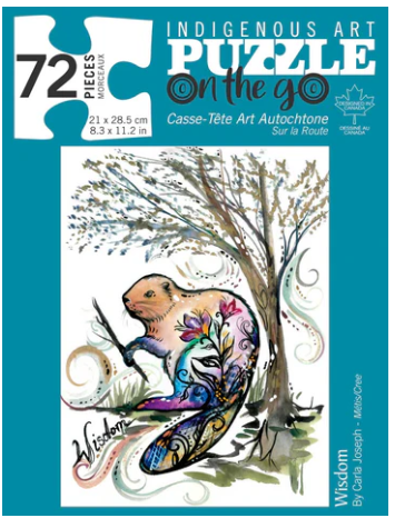 Indigenous Collection Puzzle on the Go - Wisdom 72pc