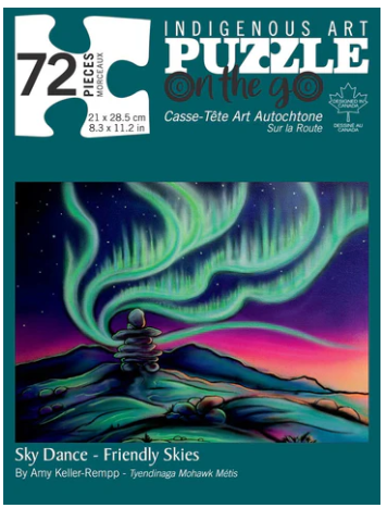 Indigenous Collection Puzzle on the Go - Sky Dance 72pc