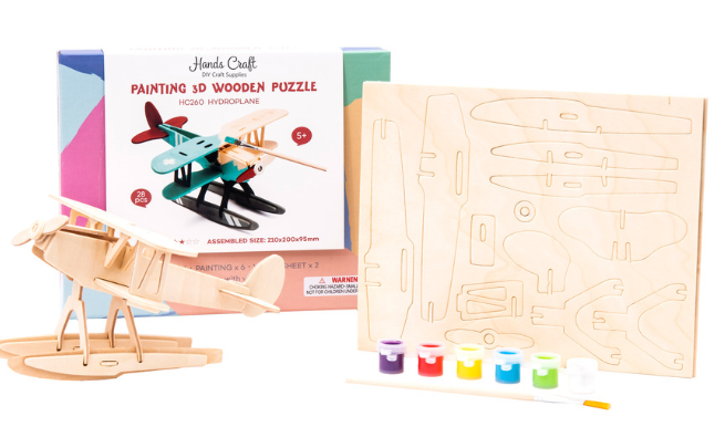 3d Wooden Painting Puzzle