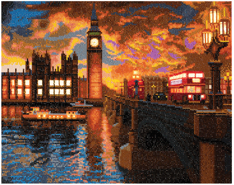 Crystal Art London Sunset