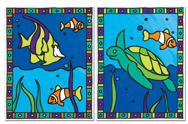 Junior PBN - Sea Turtle and Fish