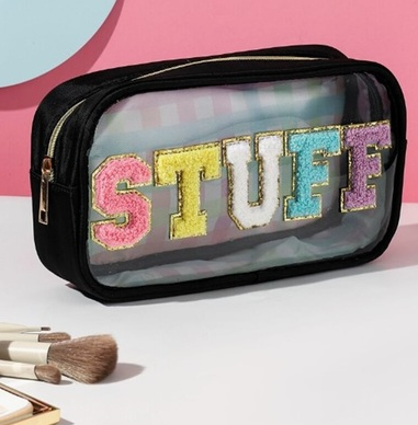 STUFF Clear Cosmetic Bag