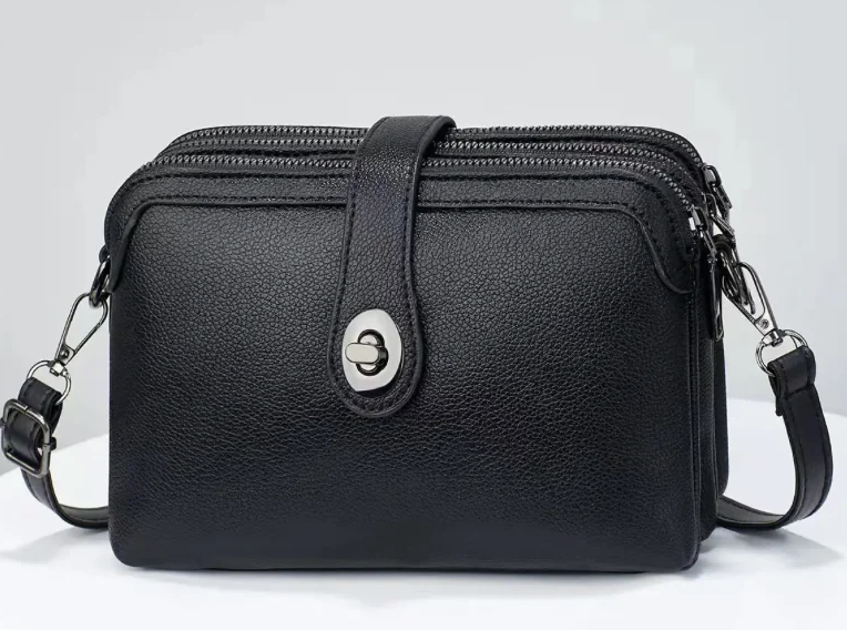 3 Zipper Crossbody