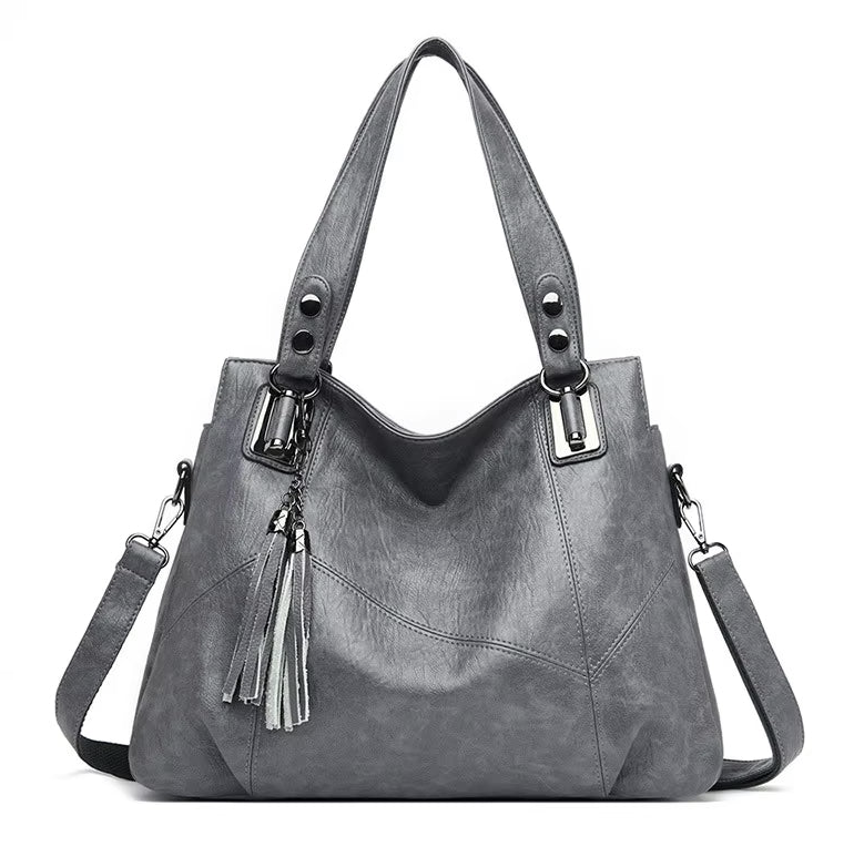 Tasseled Hobo Bag 1B